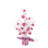21"H Lighted Valentine's Pink Heart Table Tree