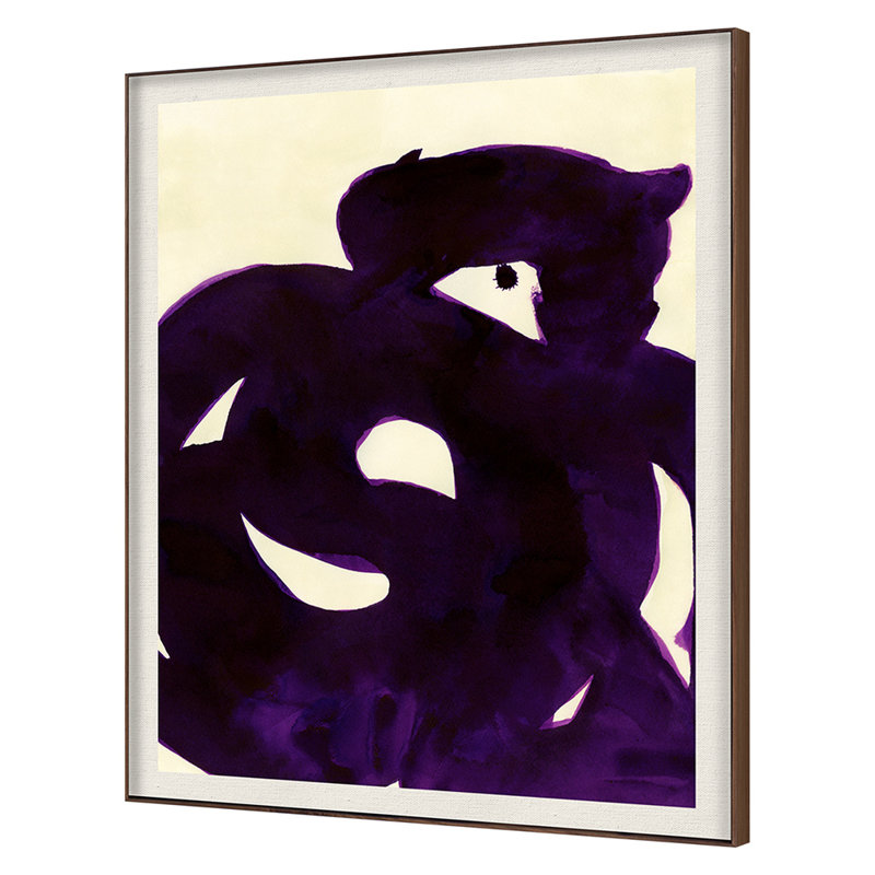 Petrol Print by Zoe Bios Creative, 55" H x 45" W