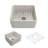 20'' L Farmhouse / Apron Fireclay Kitchen Sink-61605022
