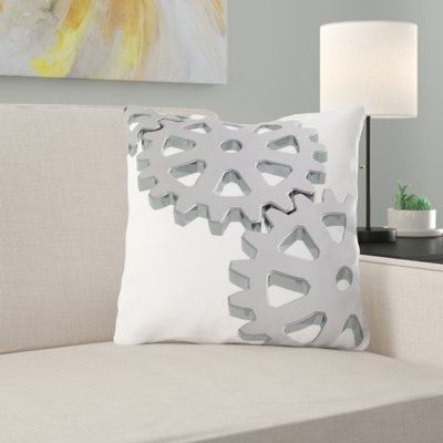 Gears Throw Pillow