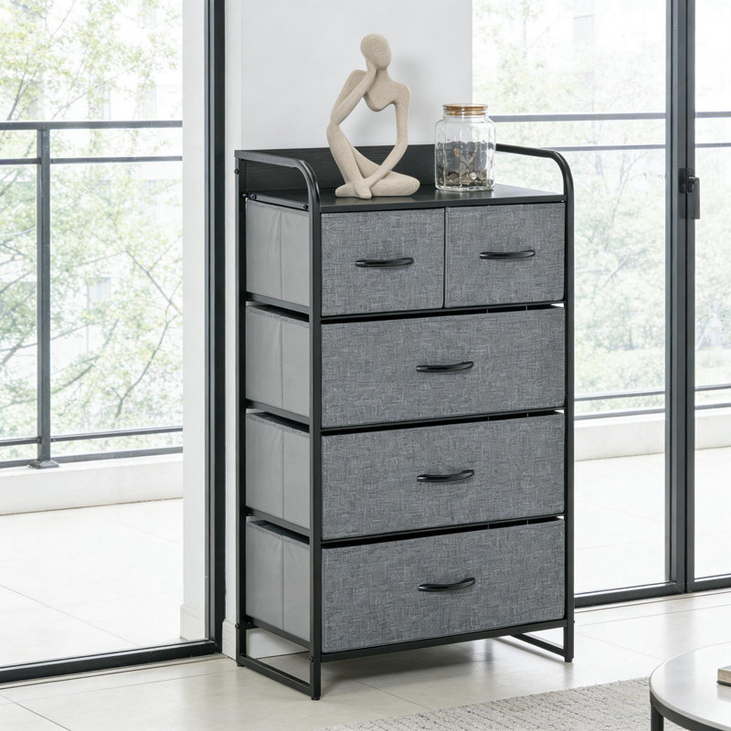 Chic Hallway Storage Cabinet, Gray
