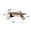 Table de direction en L 70,87 po-1935962044