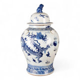 Jar with Foo Dog Lid