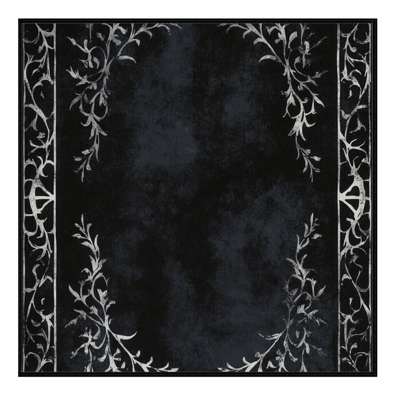 Dusk Whorl Rug, Square 8'