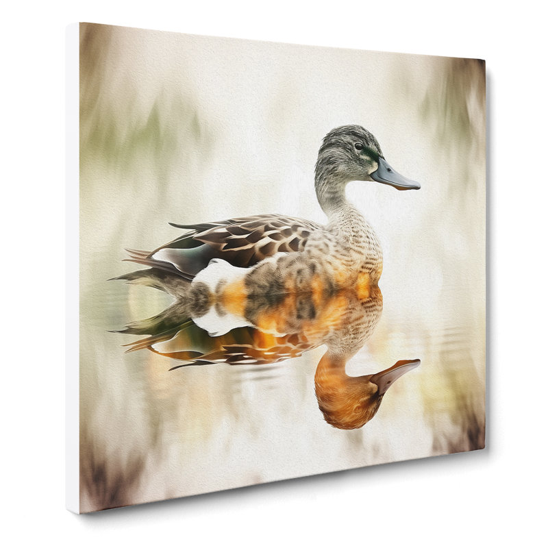 Duck Double Exposure No.2 - Wrapped Canvas