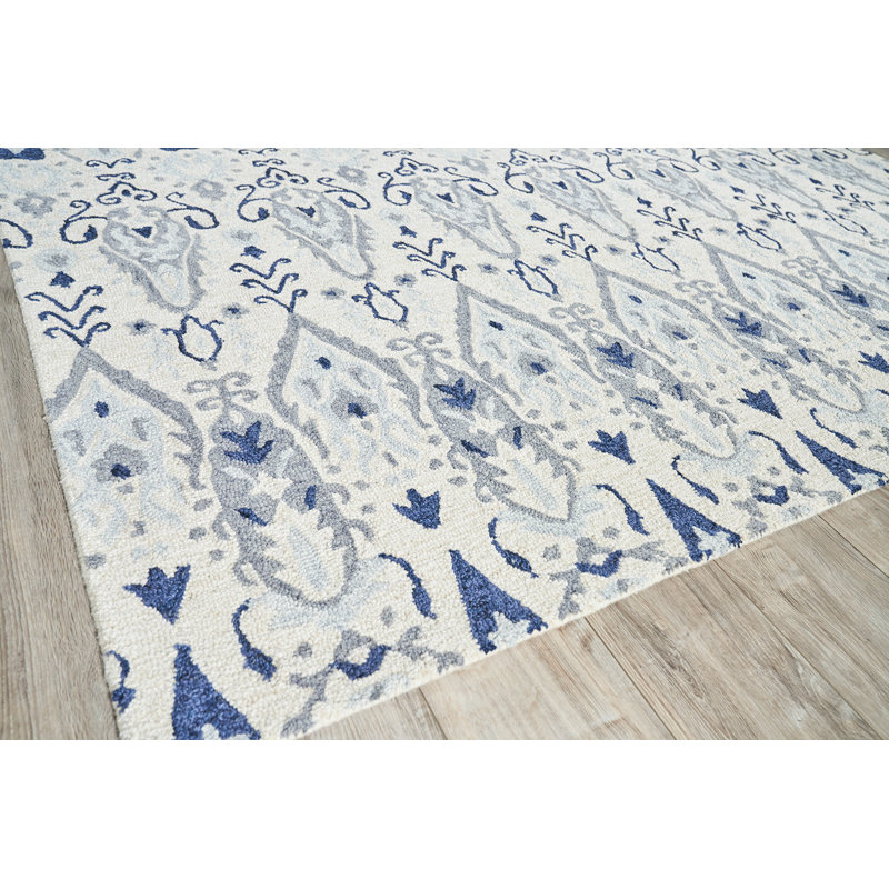 Sarasota Wool Ikat Area Rug, Rectangle 8' x 10'