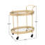 Alizayah Metal Bar Cart
