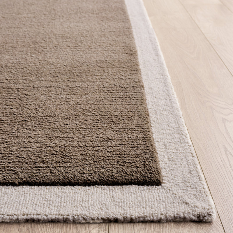 Metro Hand Tufted Wool; Cotton Solid Color Indoor Rug, Rectangle 8' x 10'