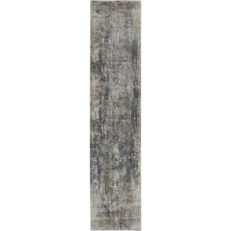 Tapis beige Freeda, Tapis de couloir 2 pi 2 po x 7 pi 6 po
