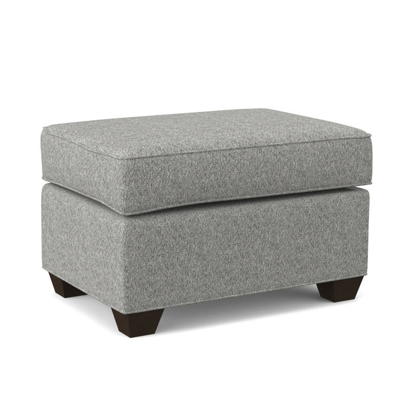Clark 27" Wide Rectangle Standard Ottoman, Cafelle, Connelly Dove