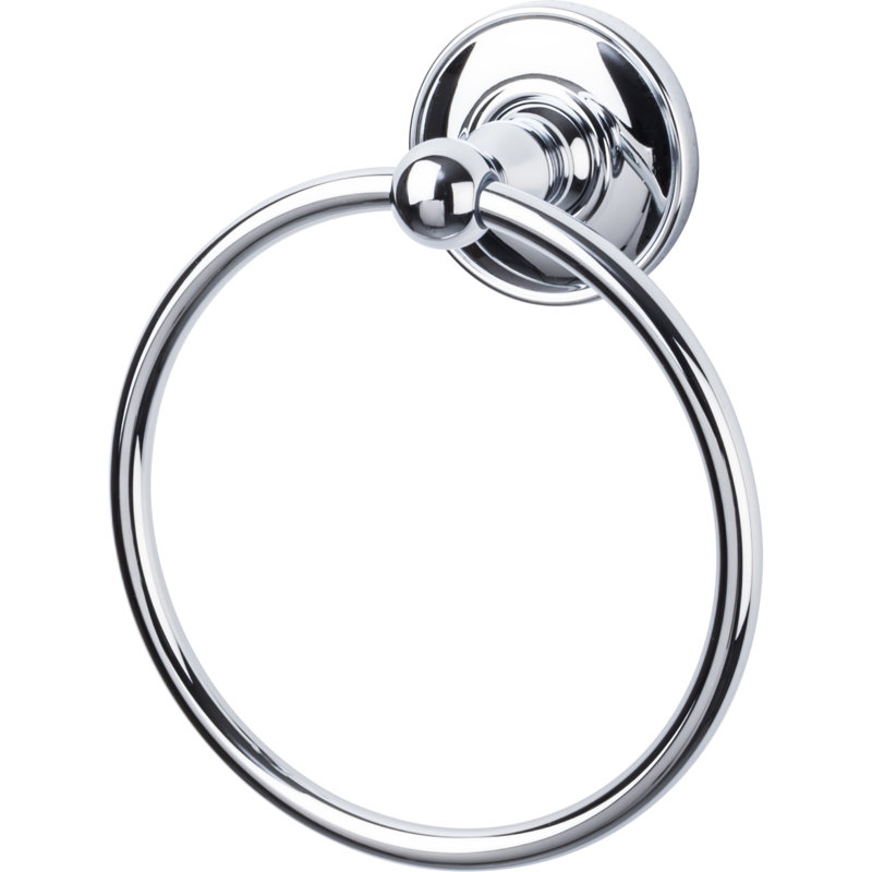 Edwardian Bath  Towel Ring, Polished Chrome