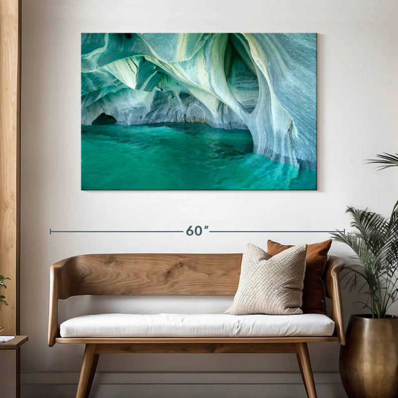 Alvord Marble Caves Carrera Lake, 32" H x 48" W