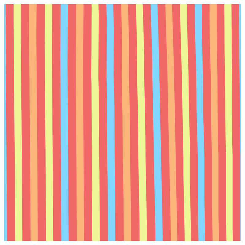 Coussins décoratifs à rayures verticales, 20 x 20 pouces