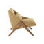 Chaise d'appoint de caractère et de qualité, coussin de siège épais de 5 po, coussin de dossier amovible, accoudoirs encastrés, capacité de poids de 300 lb-143261601