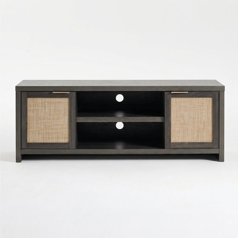 Dearbhaile 59" Media Console for TVs up to 65", Midnight Oak