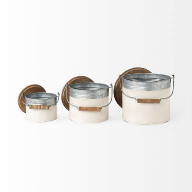 Abby 3 Piece Kitchen Canister Set Rosalind Wheeler