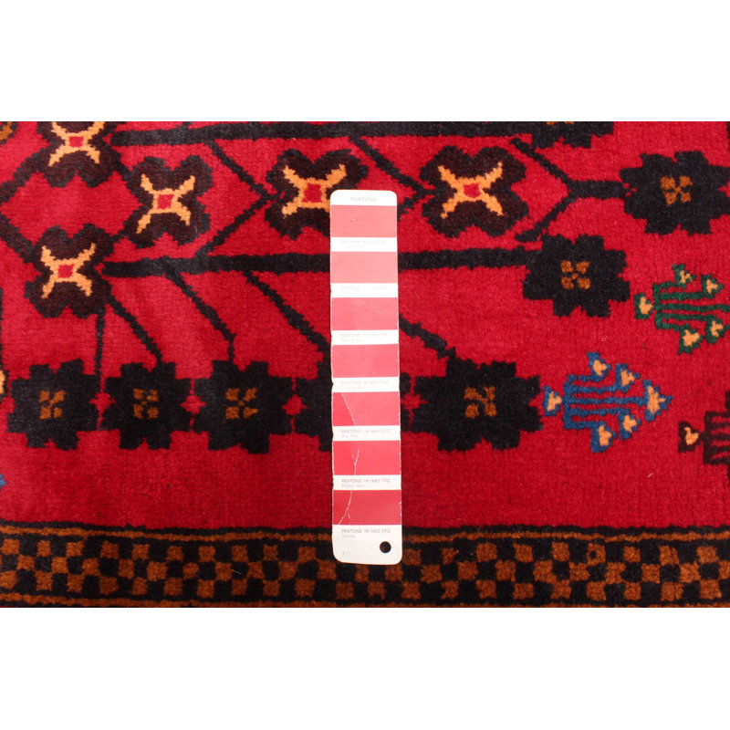 Teimani Red Rug 3'4" x 6'4"