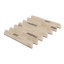 11.6" X 12" Linear Marble Mosaic Tile-60739594