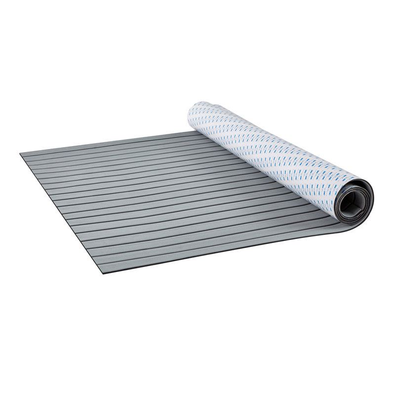 Paillasson extérieur antidérapant Shiffa, Gris, L 45,7 po x L 94,5 po