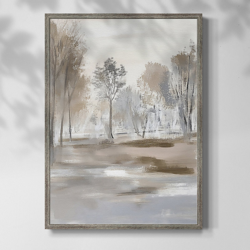 «FLORAL Series», reproduction encadrée en bois massif, H 11 po x l 9 po