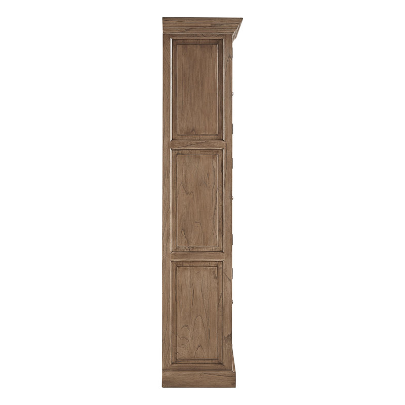 Solid Wood Bookcase, Light Brown