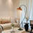 Wicker Frameless Modern Family Bedroom Floor Lamp