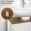 Base de meuble-lavabo simple 23,50 po seulement