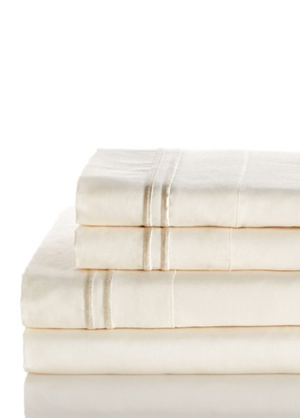 Benin Embroidered 1000 Thread Count 55% Cotton / 45% Polyester Sheet Set, Gray