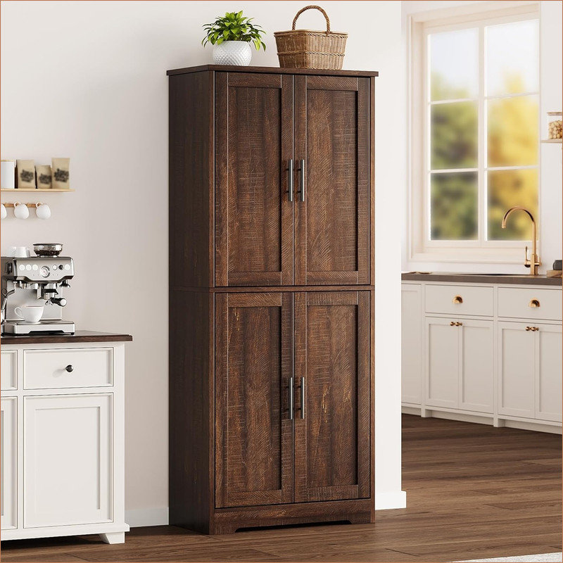 177.8cm Kitchen Pantry, Walnut