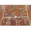Tapis géométrique réversible en laine 10 x 13