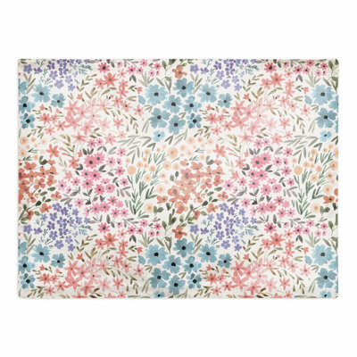 Polyester Floral Rectangle Placemat