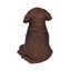 Statue de labrador chiot brun chocolat
