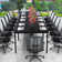 Sharlen 165.3''Wide 12FT Modular Rectangular Conference Table, Modern Seminar Table