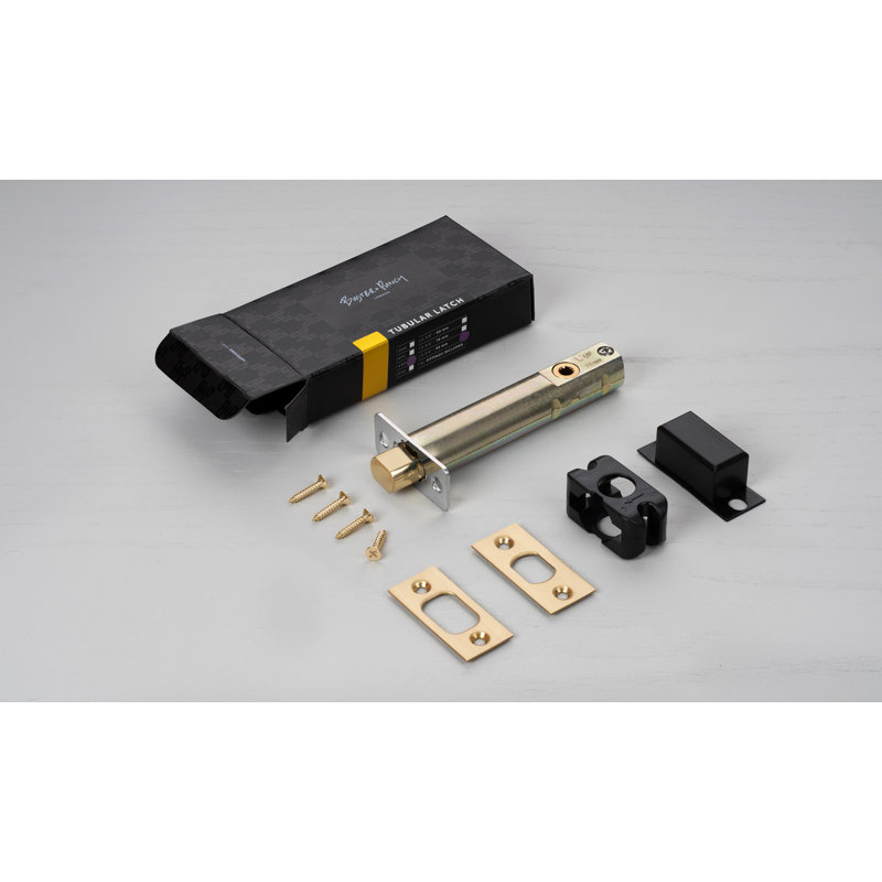 Privacy Bolt / Thumbturn Lock, Brass, 3.75"