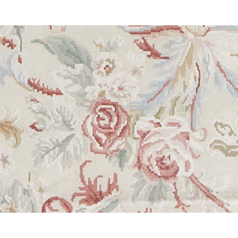 Aubusson Wool Area Rug