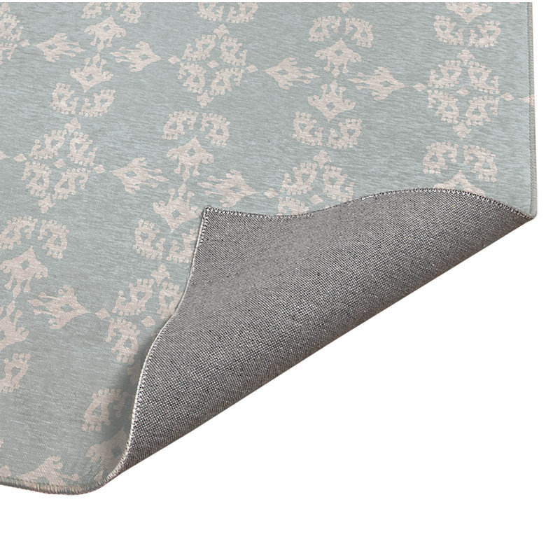 Tapis à linge Cassia, Bleu clair, Rectangle 2 pi x 3 pi