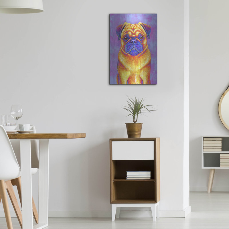 «Pug» par Rebecca Wang Art, H 24 po x l 16 po