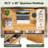 Bertasi Solid Wood Top Computer Desk
