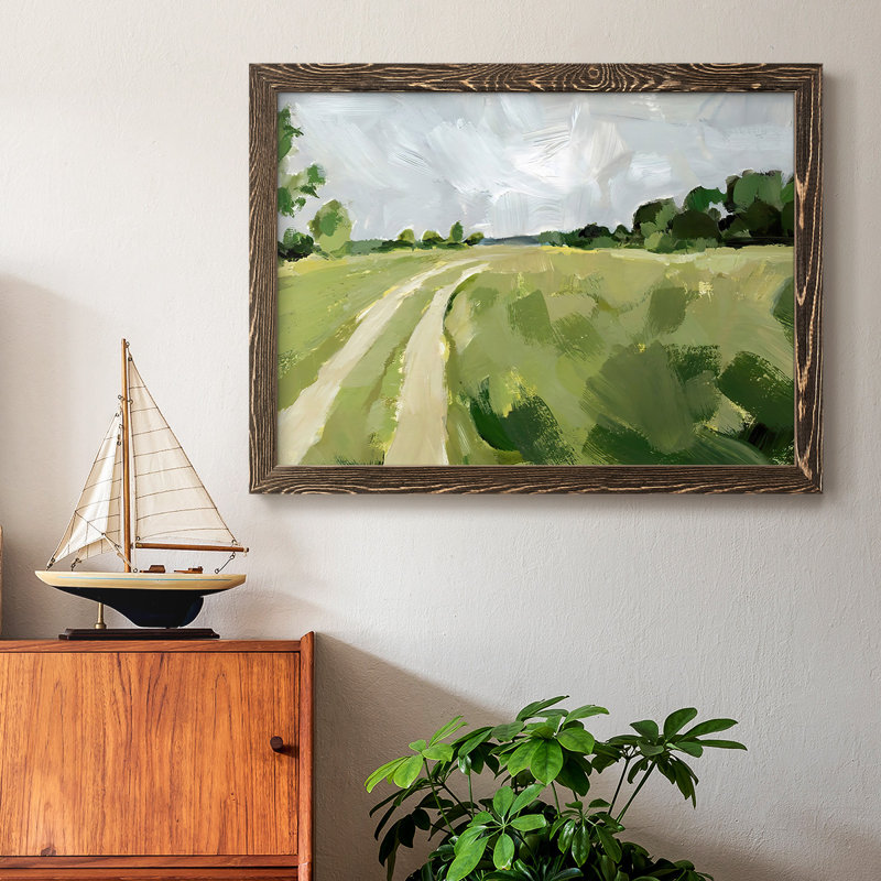 Meadow Trail I, reproduction d'art sur toile, Noyer, H 22 po x l 32 po x P 1,5 po