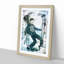 Elvis Presley Dancing in Abstract - Picture Frame Painting Print on MDF-55725342-55725339