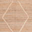 Debroh Geometric Handwoven Flatweave Beige Area Rug-421592622