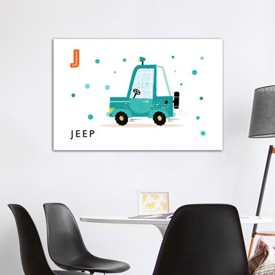 J Is for Jeep - impression d'art graphique
