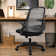 Nahjee Space-Saving Ergonomic Home Office Task Chair with Filp-Up Armrests