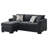 Modern Sleeper Sectional Sofa with Chaise Lounge