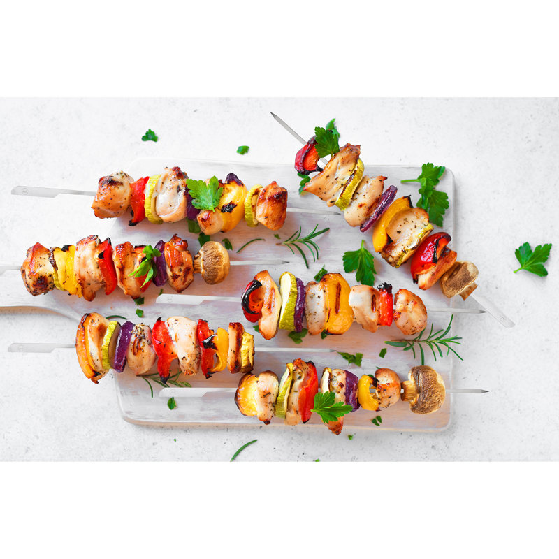 Stainless Steel Skewer And Shish Kebab