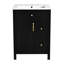 24" Single Bathroom Vanity with Ceramic Top-1203085279