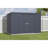 Elite Steel Storage Shed, 10X4, Anthracite