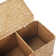 Tank Basket With Lid Woven Toilet Roll Storage Basket With Sections Rectangular(Natural)