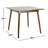 Jakob 4 - Person Four Leg Dining Set-626443159-626443148