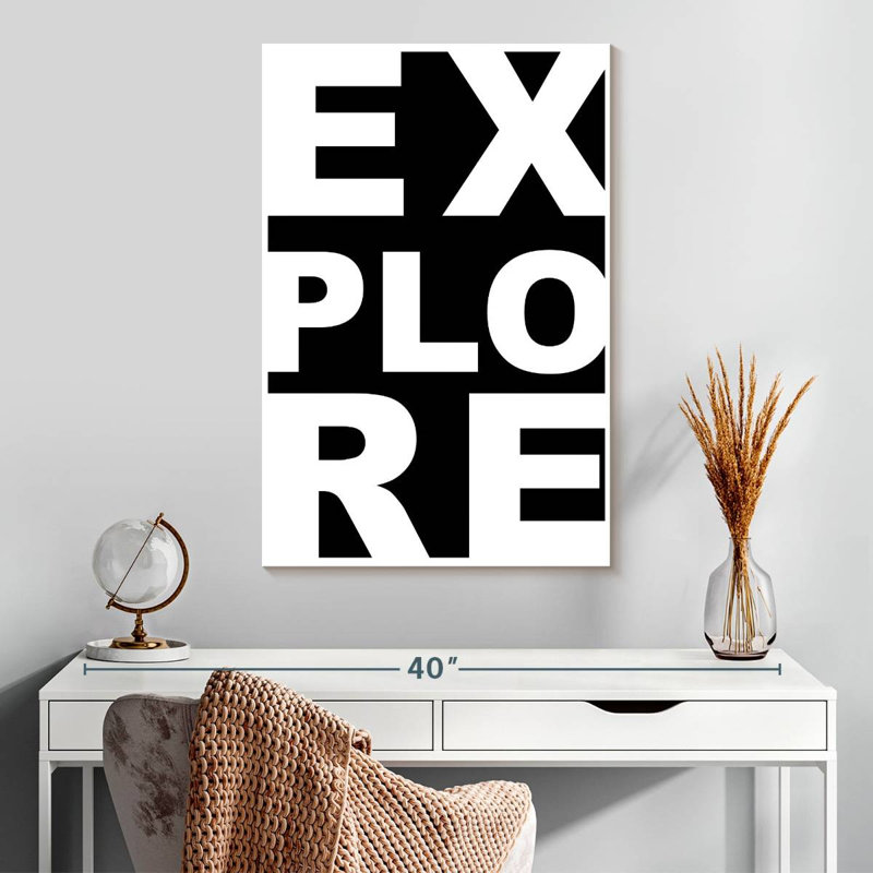 Tergel Explore Typography, 30" H x 20" W